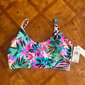 Raisins Vibrant Floral Bikini Top